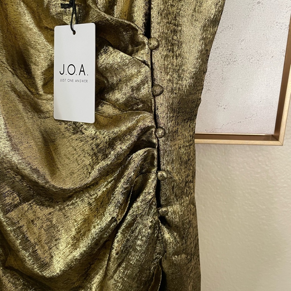 NWT Holiday Gold mini dress size medium - Picture 9 of 12